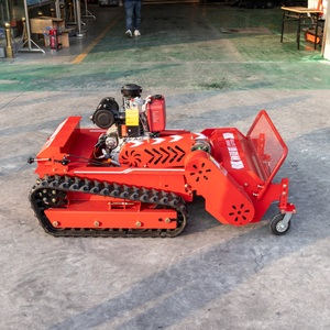 Ht800 DIESEL nhỏ Robot cắt cỏ cắt Chiều rộng 80cm 100cm 120cm điều khiển từ xa Crawler Máy cắt cỏ flail Máy cắt - Product Image 3
