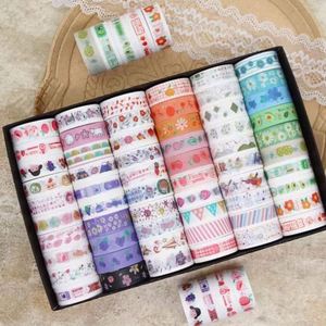 Set de 60 Rollos de Cinta Decorativa Washi con Dibujos Animados, Adhesivo de 2m de Una Sola Cara para Manualidades, Papelería, Regreso a Clases y Oficina - Product Image 6
