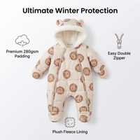 Combinaison unisexe de haute qualité pour bébés filles, combinaison d'hiver pour nouveau-nés avec fermeture éclair, barboteuses décontractées et mignonnes
