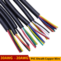 Câble Électronique Automobile Blindé 30-18 AWG, Monoconducteur 2-10 Brins, Tension Nominale 81-600V