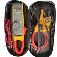 Clamp Meter Presisi Tinggi 376 FC True RMS Dengan Probe Fleksibel IFlex AC/DC 1000A CAT III 1000V CAT IV 600V Layar LCD Backlight