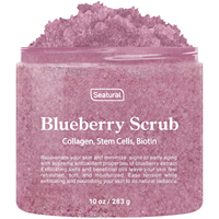 Gommage corporel exfoliant nettoyant en profondeur à la myrtille, hydratant et nourrissant, pour hommes et femmes, marque privée