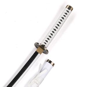Japon Anime <span class=keywords><strong>One</strong></span> <span class=keywords><strong>Piece</strong></span> Samurai Katana Roronoa <span class=keywords><strong>Zoro</strong></span> Wado Ichimonji 104cm Bambou Bois Épée Jouet pour Jeu de Rôle - Product Image 3