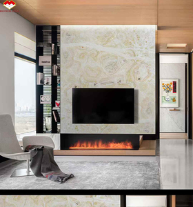 Pannelli Murali Moderni in Marmo Bianco Venus Impermeabili, Grandi Lastre Lucide Personalizzate per Interni, Soggiorno, Bagno, Ecologici - Product Image 1