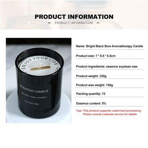 Pot à bougie personnalisé promotionnel avec logo, bougies parfumées, bougies de luxe parfumées, cadeaux de Noël pour les invités, cadeaux de mariage - Product Image 2