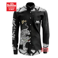 Vêtements de sport sublimés personnalisés avec fermeture éclair et boutons pour hommes et femmes, maillot de fléchettes