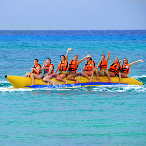 Bateau banane gonflable commercial en PVC de qualité professionnelle, tractable, pour la mer - Product Image 4