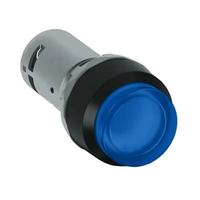 Sakelar Tombol Tekan ABB Tahan Air, Tahan Debu, Kompak, Momentary, Maintained, Reset, Self-locking, Lampu LED Merah Hijau Kuning Biru 24V
