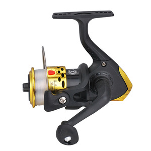 Moulinet de pêche spinning Ztc061, corps en alliage d'aluminium, rayures dorées, type 200, avec ligne pour la pêche en mer - Product Image 2