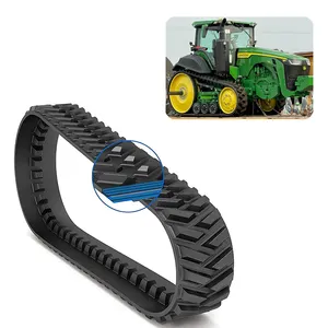 Persediaan pabrik 30 "jalur karet traktor penggerak gesekan untuk John Deere R265476 R265478 R545864 651-3033 A30ay03310 E30ay03013