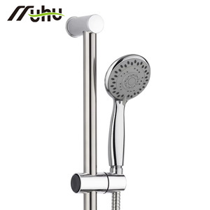 Ensemble de <span class=keywords><strong>douche</strong></span> multifonctionnel facile à installer, barre coulissante réglable, douchette à main et étagère de rangement, essentiel pour la salle de bain - Product Image 2