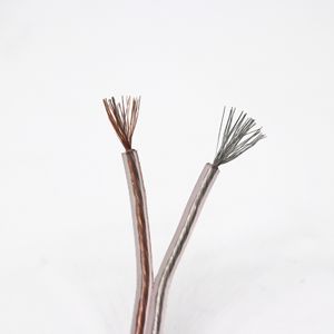 Câble plat parallèle pour haut-parleurs 300V 500V 14AWG en <span class=keywords><strong>cuivre</strong></span> toronné isolé PVC pour TV, pour une connexion audio économique et claire - Product Image 2