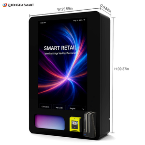 Distributeur automatique de tabac mural compact pour discothèques, conforme ADA, options de paiement multiples, vérification d'identité, SDK, télécommande - Product Image 2