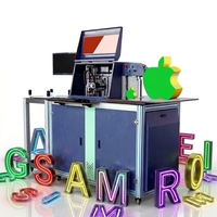 Máquina Automática para Doblar Letras de Canal, Dobladora de Letras Metálicas CNC para la Fabricación de Letreros LED, para Materiales de hasta 150 mm de Ancho