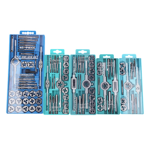 40pcs <span class=keywords><strong>tap</strong></span> và chết công cụ thiết lập chuyên nghiệp threading HSS tay <span class=keywords><strong>tap</strong></span> và chết chủ đề khai thác công cụ thiết lập - Product Image 6