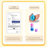 Pack d'activités créatives en argile en vrac, couleurs assorties, fournitures d'artisanat, argile à modeler douce pour les ateliers pour enfants