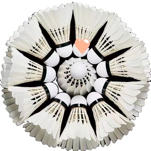 Chất lượng lông ngỗng cầu lông tùy chỉnh cho thể thao, nhà máy bán hàng trực tiếp, Cổ Phiếu giá rẻ, ổn định chuyến bay trajector cầu lông - Product Image 1