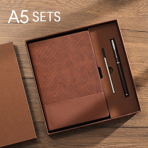 Khuyến mại A5 máy tính xách tay Bộ Quà tặng màu sắc-in Tạp Chí cá nhân với bìa da bìa cứng và xoắn ốc RÀNG BUỘC - Product Image 5