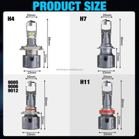 Salut Lo Faisceau 8000lm 12V 24V nighteye led phares h4 led 90w lentille projecteur haute puissance h7 led voiture phare ampoules h11 9005 9006