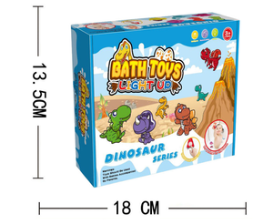 Jouets dinosaures flottants lumineux pour enfants garçons filles anniversaire pour bébés jouets sensoriels <span class=keywords><strong>baignoire</strong></span> préscolaire piscine douche <span class=keywords><strong>jeux</strong></span> - Product Image 6