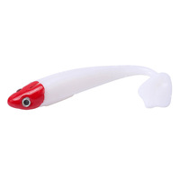 TOPIND – leurre de pêche souple avec Simulation de queue en T, yeux 3D, 9.5cm/5g