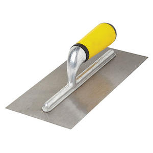 John Tools 8203E truelle de plissage acier inoxydable poignée en caoutchouc outils à main de chine dents crantées truelle de plissage coulis flotteur - Product Image 2