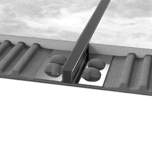 Phong Cách Hiện Đại Kim Loại Gạch Ngói Hồ Sơ Sàn Và Cạnh Trang Trí Ningbo Beautrim <span class=keywords><strong>Tile</strong></span> <span class=keywords><strong>Trim</strong></span> Nhôm SS304 Brass Hộp Mẫu - Product Image 5