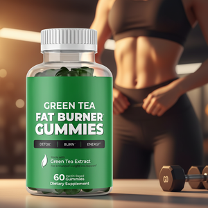 Gomitas de Extracto de Té Verde <span class=keywords><strong>para</strong></span> Adultos, Naturales, Orgánicas, Vegetarianas, Bajas en Azúcar y Grasa, Suplementos Herbales <span class=keywords><strong>para</strong></span> el Crecimiento del Cabello - Product Image 5