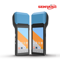 Handheld Mini Pos System 5.5 Inch 6 Inch 4g Android 13 14 Smart Pos Mobile Softpos Pos Mobile Handheld Bus Tracking 58mm Printer