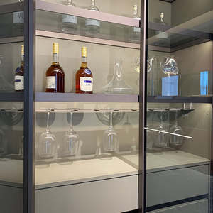 Baineng 2026, Mueble de Cocina Modular de Acero Inoxidable con Vitrina para Vinos de Diseño Elegante, Mueble Popular - Product Image 4