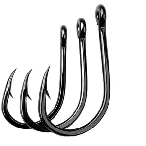 Thicker Tuna Single Hook High Carbon Steel Fishing Hook Jigging Accessory Hooks for Sea Saltwater H19402