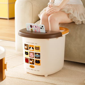 Foot Bath Tub Extra Deep Thick Plastic Massage Function For Adults Round Shape - Product Image 2