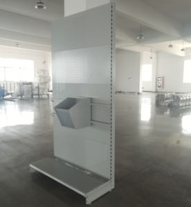 فتحة خلفية لوحة جندول رفوف مع قضيب متقاطع مع صناديق ديلي على البار في السوبر ماركت - Product Image 4