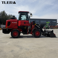 1.2 Ton 1.5 Ton Wheel Loader Kecil Mini Payloader dengan Bucket untuk Perawatan Pertanian dan Transportasi Material