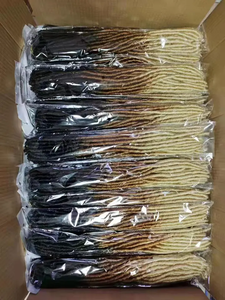 Extensions de cheveux Goddess Gypsy 18 pouces pré-bouclées, lisses, douces, fausses locks, <span class=keywords><strong>dreadlocks</strong></span>, tresses au crochet, teintes, traitées chimiquement - Product Image 4