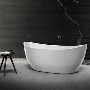 Personalizza le dimensioni vasca da bagno CUPC riparabile vasche da bagno Freestanding a superficie solida per adulti di lusso