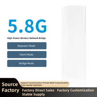 Jembatan Nirkabel Luar Ruangan 5.8G, WiFi PtP/PtMP, Tahan Air & Debu IP65, Transmisi Jarak Jauh 1.5KM, Gain Tinggi