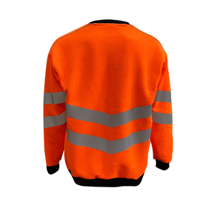 เสื้อสเวตเชิ้ตทำงานฤดูหนาวแบบสะท้อนแสง ANSI Class 2 สำหรับผู้ชาย พร้อมโลโก้แบบกำหนดเอง ไฟ LED กันน้ำ และชุดยูนิฟอร์มนิรภัยแบบให้ความอบอุ่นสำหรับการทำงาน - Product Image 1