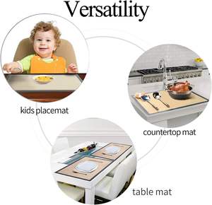 Tapis de cuisson en silicone résistant à la chaleur, sans BPA, réutilisable, plaque de cuisson pour four, tapis de cuisson antiadhésifs - Product Image 4