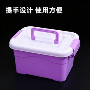 Plastic Storage Box Rectangle Solid Color Eco Friendly Toys Organizer Standing Type For Home <b>Wardrobe</b> Building Blocks Socks - Product Image 3