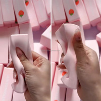 Bâtonnet de lait crémeux rose fraise, jouet compressible à rebond lent, beurre salé, jouet anti-stress portable pour la décompression
