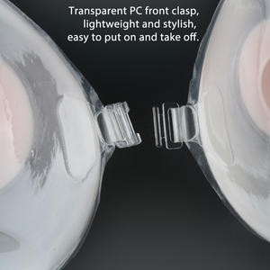 Sujetador <span class=keywords><strong>de</strong></span> talla grande <span class=keywords><strong>de</strong></span> silicona transparente con forma <span class=keywords><strong>de</strong></span> lágrima, ropa interior <span class=keywords><strong>de</strong></span> silicona <span class=keywords><strong>de</strong></span> Copa grande para mujer - Product Image 5