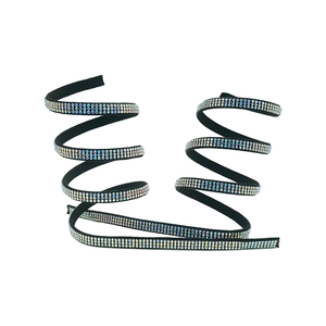 Bande élastique pour empeigne de chaussure, ruban à quatre rangées de spirales, bande de strass, pièces de chaussures - Product Image 1