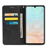 Meilleur designer Doogee N20 Pro portefeuille magnétique en cuir de veau grossiste de coques de téléphone portable
