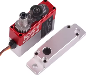 KST DS145MG 6V高精度アルミ合金硬化鋼ギアデジタルサーボ5kg 0.12秒中国本土翼型グライダーUAV車 - Product Image 4