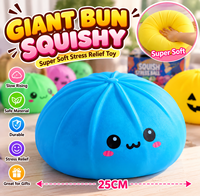 Jouet Squishy Géant en forme de Boule de 25 cm, à Remontée Lente, Anti-Stress, OEM ODM Vente en Gros, Non destiné aux enfants