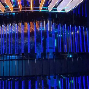 Oem <span class=keywords><strong>LED</strong></span> Pha Lê Ánh Sáng hướng dẫn Dải DMX512 rgbic Streamer Ánh Sáng hướng dẫn xi lanh thích hợp cho hộp đêm bên nghệ thuật lối đi - Product Image 2