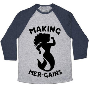 ทำเสื้อยืดเบสบอลเมอร์-เกนส์ ยูนิเซ็กส์ ทริ-เบลนด์ - Product Image 5