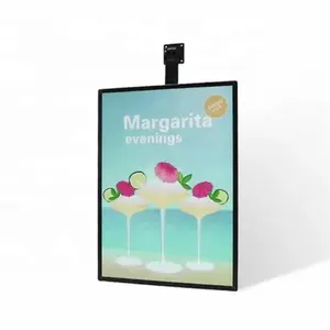 Hot Sale Led Ultra-thin Slim Light Box Aluminum Pull Out Poster Led Luminous Slim Light Box For Restaurants