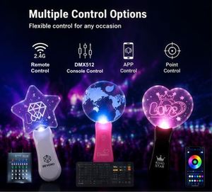 Barra de Luz Acrílica con Control Remoto, Servicio de Personalización, Mercancía de Anime, K-Pop, J-Pop, Conciertos de Ídolos, Eventos Escénicos, LED RGB - Product Image 2